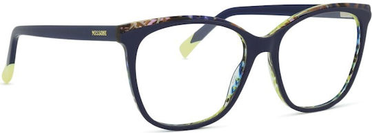 Missoni Weiblich Kunststoff Brillenrahmen Marineblau MIS 0146 GF5