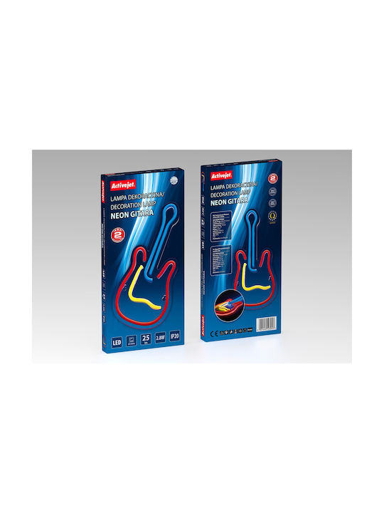 Active Jet Neon Διακοσμητικό Φωτιστικό LED RGB 17.6εκ.