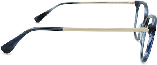 Max Mara Eyeglass Frame Katzenauge Blau MM 5008 092