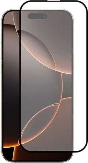 Vivid Full Face Tempered Glass Μαύρο (iPhone 17 / 17 Pro / 16 Pro)