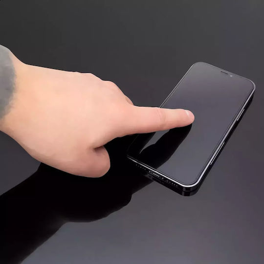 Wozinsky Frame Adeziv complet Full Face Tempered Glass Negru (Galaxy A35)