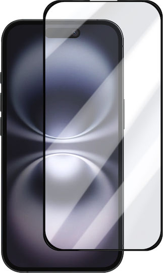 Tempered Glass Μαύρο (iPhone 16)