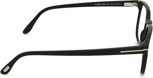 Tom Ford Plastic Eyeglass Frame Black FT5868-B/001