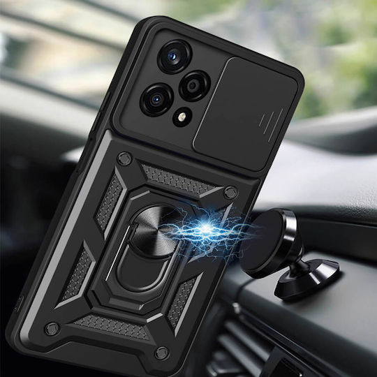 Techsuit Camshield Back Cover Πλαστικό / Σιλικόνης Μαύρο (Honor 200 Pro)