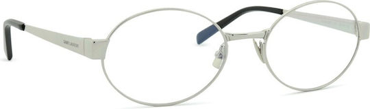 Ysl Männer Metall Brillengestell Silber SL 692 OPT 001