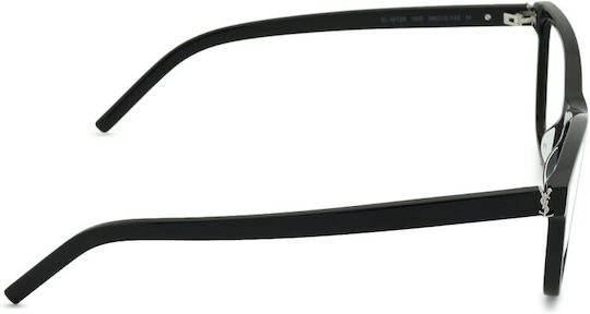 Ysl Γυναικείος Κοκκάλινος Σκελετός Γυαλιών Cat Eye Μαύρος SL M128 005