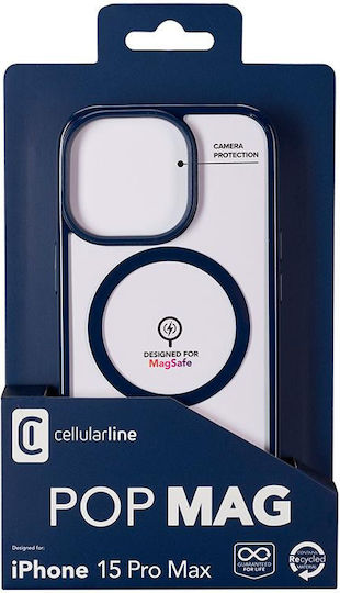 Cellular Line Back Cover Navy Blue (iPhone 15 Pro Max)