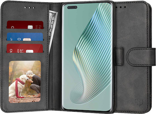 Techsuit Book Σιλικόνης Μαύρο (Honor Magic5 Pro)