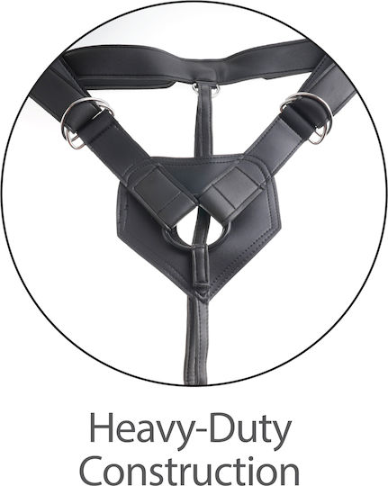 Pipedream King Cock Strap-on Harness Harness with Dildo in skin color