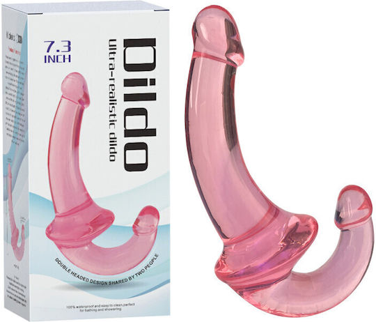 with Double Dildo in Transparent Color