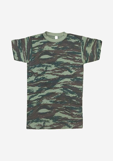 Biyo Mânecă scurtă Tricou Camuflaj grecesc Armata greacă în Kaki Culoare