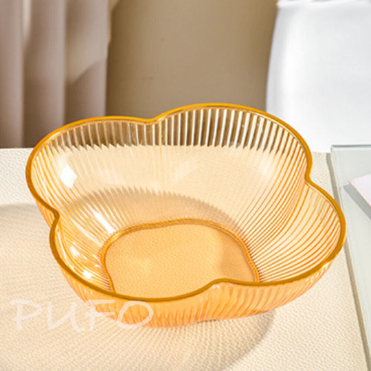 Bol Decorativ Plastic Galben 1buc