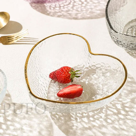 Bol Decorativ Plastic Aur 21x18cm 1buc