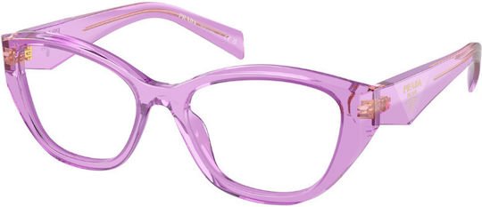 Prada Damen Acetat Schmetterling Lila PR21ZV 13R1O1