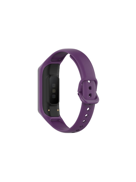 Samsung Galaxy Fit 2 Silicone Watch Band Μωβ