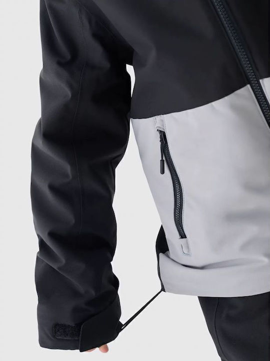 Kids' Sports Jacket with Hood Black