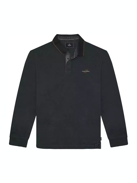 Polo Langarmbluse Forest Green