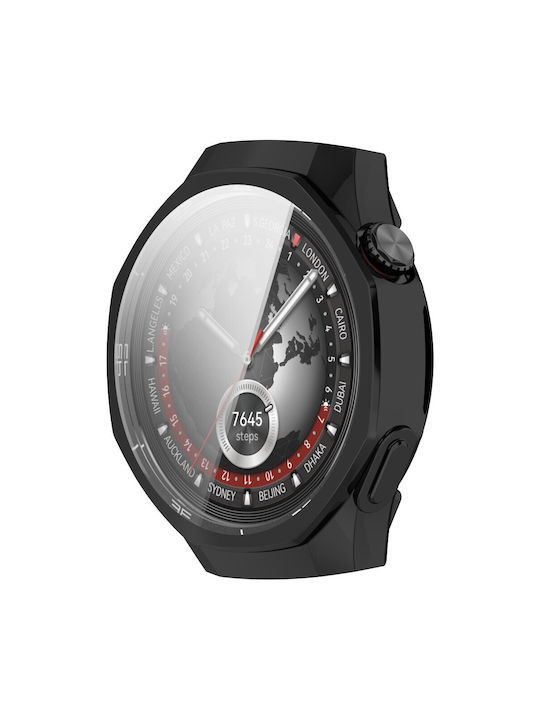Protector ecran 2-în-1 pentru Huawei Watch GT 5 Pro 46mm Negru