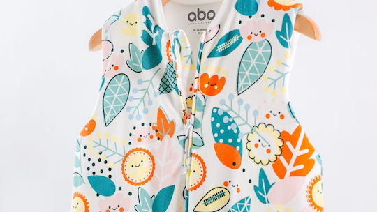 abo Winter Sleeping Bag with Feet 2.5 Tog Flowers