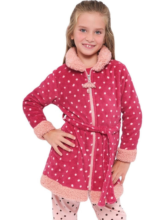 Muydemi Kinder Bademantel Winterlich Fleece Rot Muydemi Kinder Bademantel Winterlich Fleece Rot
