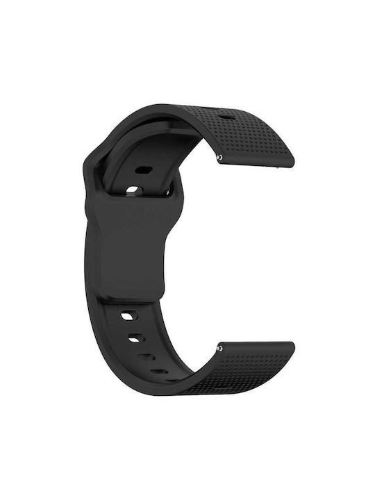 Каишка Kalebol 20 мм за Huawei Watch GT 3 42 мм GT 3 Pro 43 мм вълнообразен дизайн черна 2100179330498