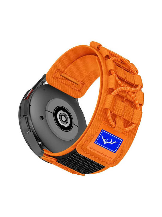Универсална каишка 22мм Samsung Galaxy Watch3 45мм Galaxy Watch 46мм Huawei Watch Ultimate Design найлон оранжев 2100107300507 Универсална каишка 22мм Samsung Galaxy Watch3 45мм Galaxy Watch 46мм Huawei Watch Ultimate Design найлон оранжев 2100107300507