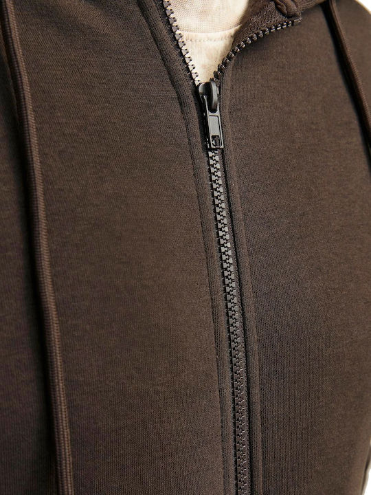Jack & Jones Кафява с Качулка