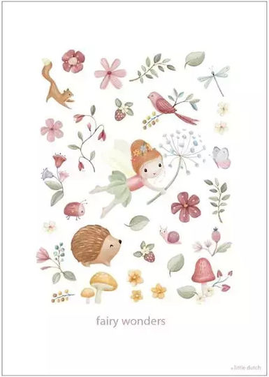 Little Dutch Πόστερ A3 Διπλής Όψης Fairy Wonders