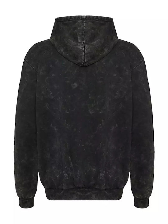 Black Hoodie Cardigan