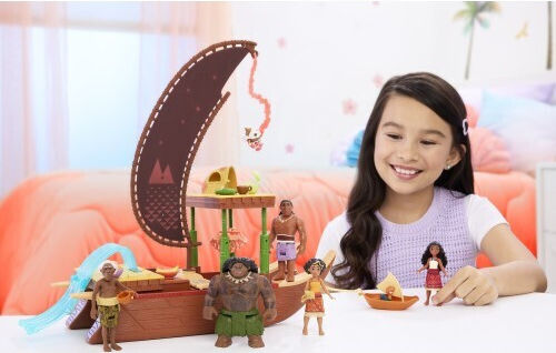Mattel Vaiana's Adventure Canoe For 3+ Years (Miscellaneous Designs)