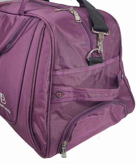 Bartuggi Sack Voyage 51lt Purple with Wheels Fabric L55xW29xH29cm