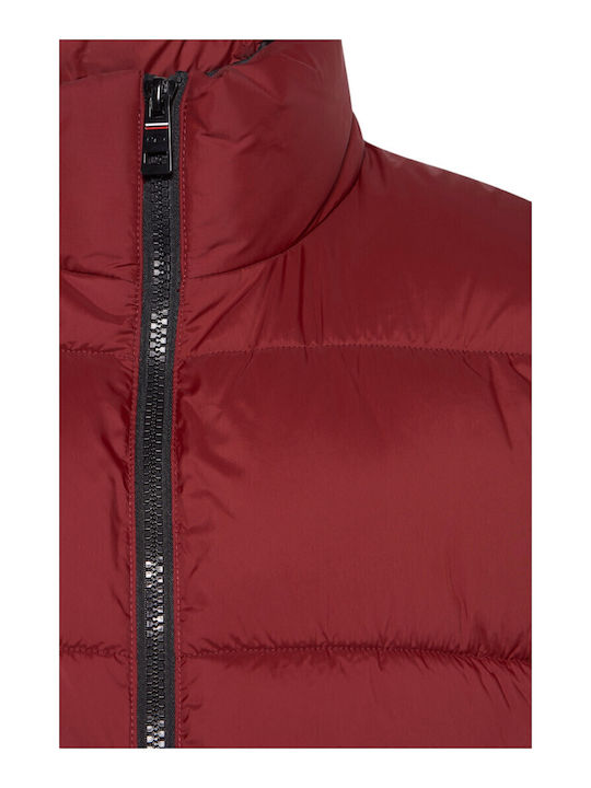 Sleeveless Jacket Puffer Red