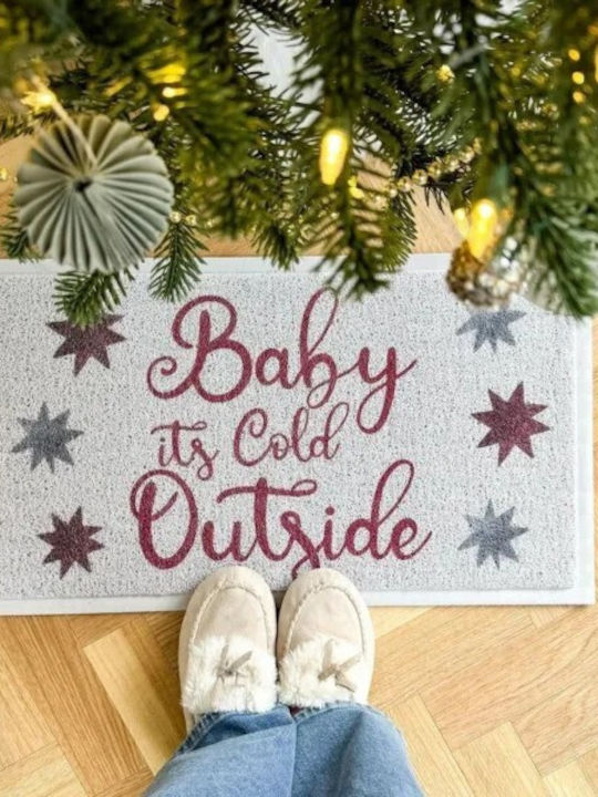 Artsy Mats Entrance Mat Baby It's Cold Outside Multicolour 70x40cm