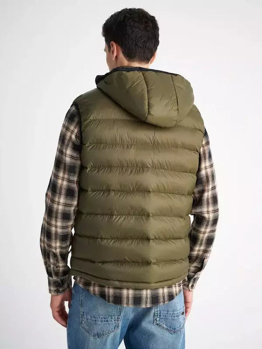 Staff Sleeveless Jacket Puffer Oil Green