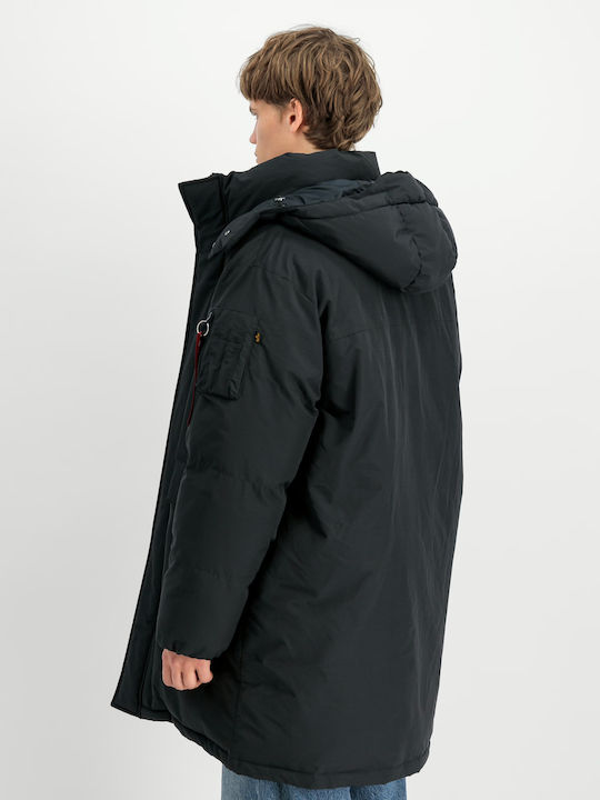 Μπουφάν Puffer Αδιάβροχο Μαύρο