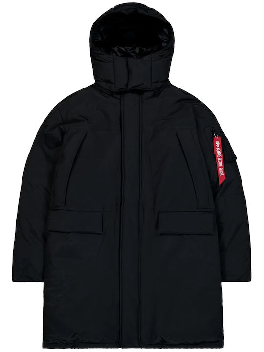 Μπουφάν Puffer Αδιάβροχο Μαύρο