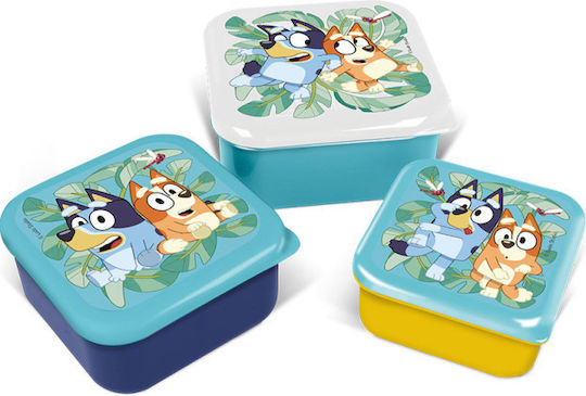 Babyloon Plastic Kids' Lunch Set Bluey 56050678