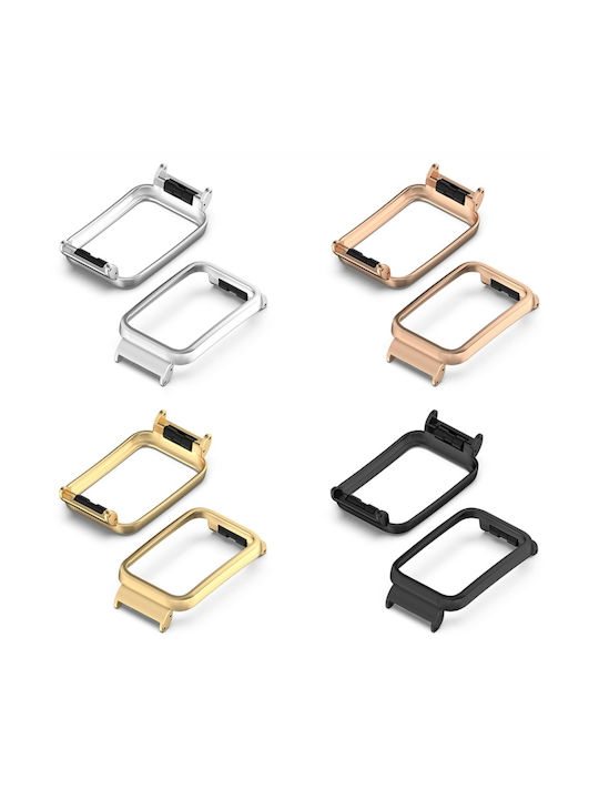 Μεταλλική Θήκη σε Μαύρο χρώμα για Xiaomi Mi Band 7 Pro