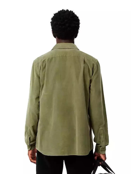 Lacoste Corduroy Shirt Khaki Green