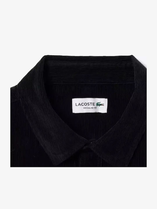 Long-sleeved Corduroy Shirt Blue