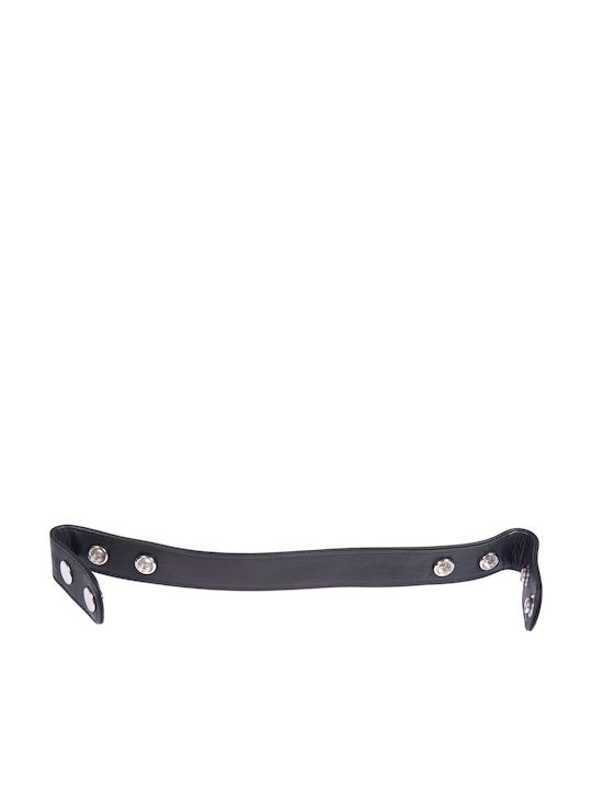 Leder Damentasche Schultertasche Schwarz
