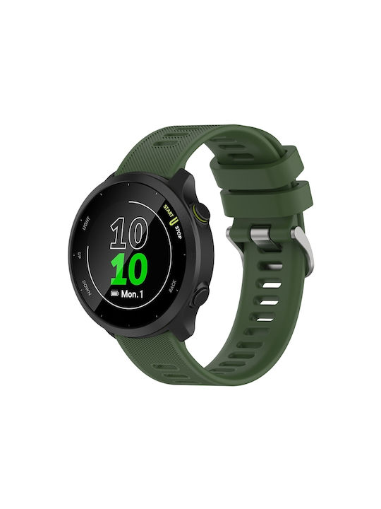 Λουράκι Σιλικόνης Πράσινο (Garmin Forerunner 158, Garmin Forerunner 55)