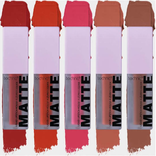 Technic Long Lasting Liquid Lipstick Matte Pink Fizz 4.5ml