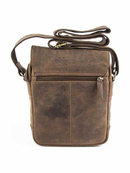Leather Men's Bag Shoulder / Crossbody Brown