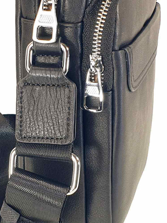 Leather Men's Shoulder / Crossbody Bag Brown