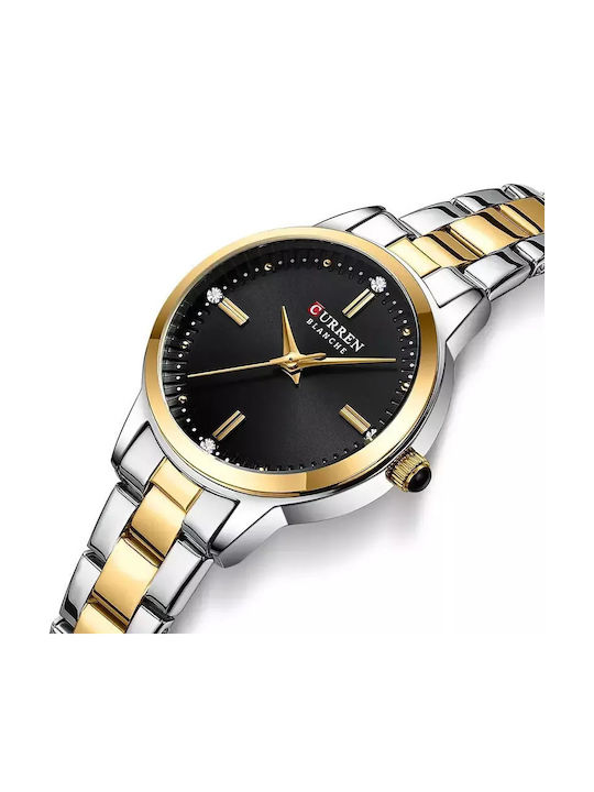 Womens Watch 28mm Battery With Steel Bracelet Gold/Silver/Black
