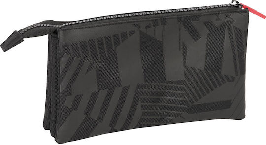 Safta Pencil Case with 1 Compartment Black