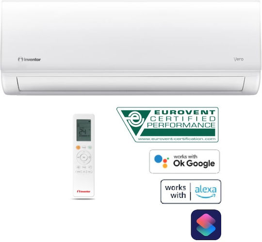 Inventor Vero Klimaanlage Inverter 9000 BTU A++/A mit WiFi und iA Plus-Technologie