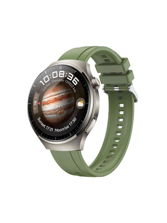 Armband Silikon Grün (Huawei Watch 4 / Watch 4 Pro)