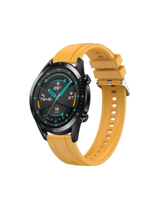 Armband Silikon Gelb (Huawei Watch 4 / Watch 4 Pro)